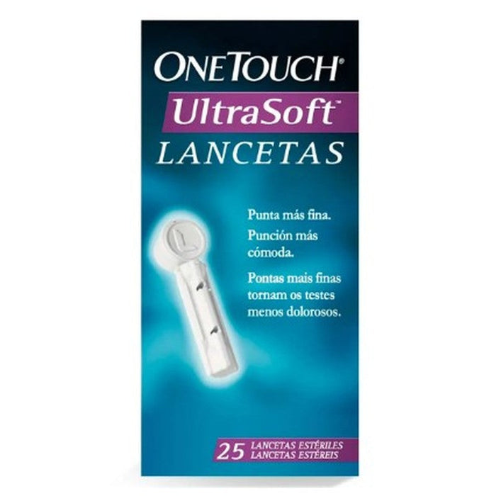 Onetouch Ultra Soft Lancetas Con 25 7613427011424