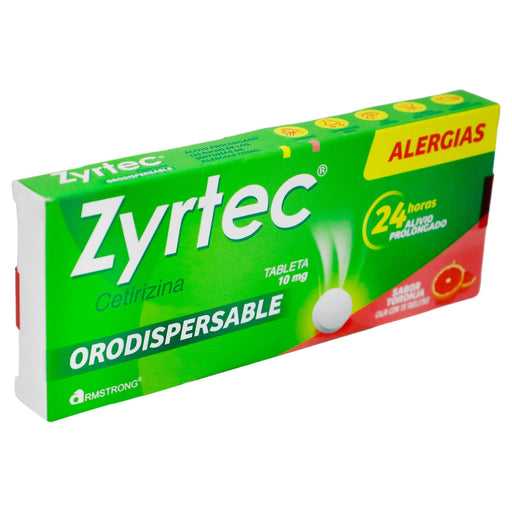 Zyrtec (Cetirizina) Tabletas Orosdispersable 10Mg Con 10 - WeCare Pharma