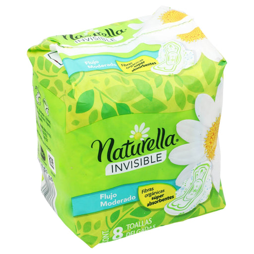 Toallas Naturella Invisible Con 8 - WeCare Pharma