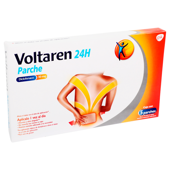 Voltaren Parche 30Mg Con 5 (Diclofenaco) 4 - 7501124816865