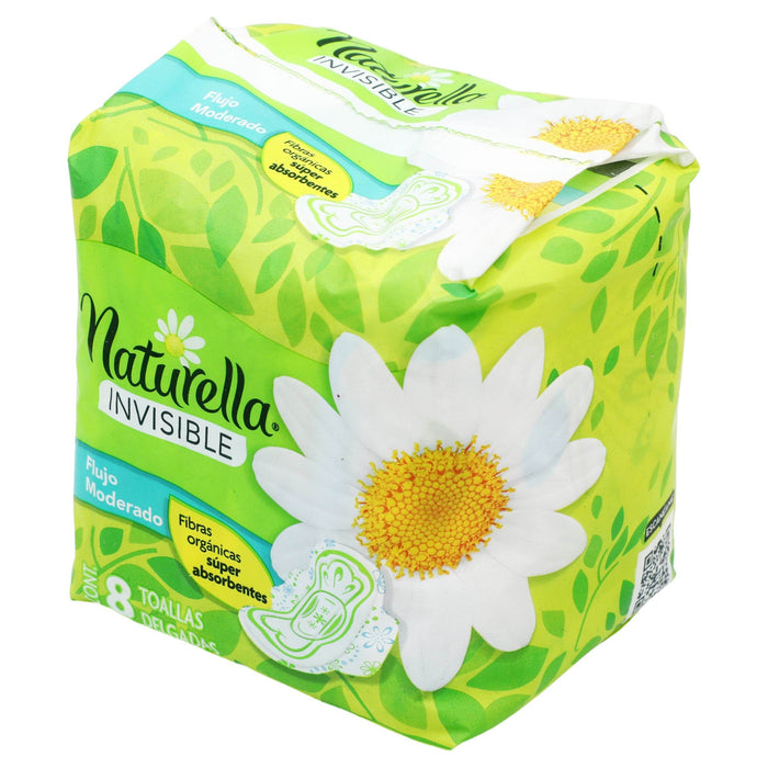 Toallas Naturella Invisible Con 8 - WeCare Pharma