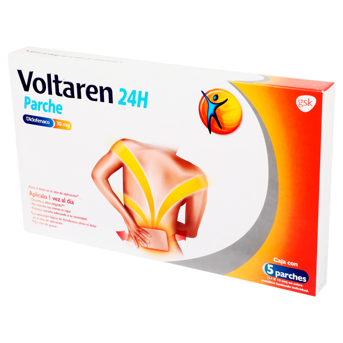 Voltaren Parche 30Mg Con 5 (Diclofenaco) 7 - 7501124816865