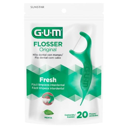 Palillos Gum Con Hilo Dental Original Fresh Con 20 070942306805