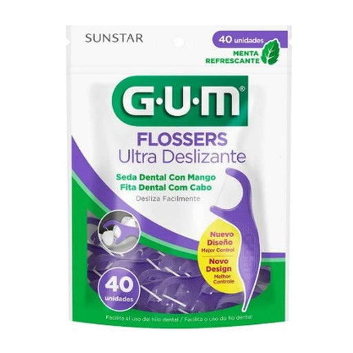 Palillos Gum Con Hilo Ultra Dezlizante Con 40 070942304733