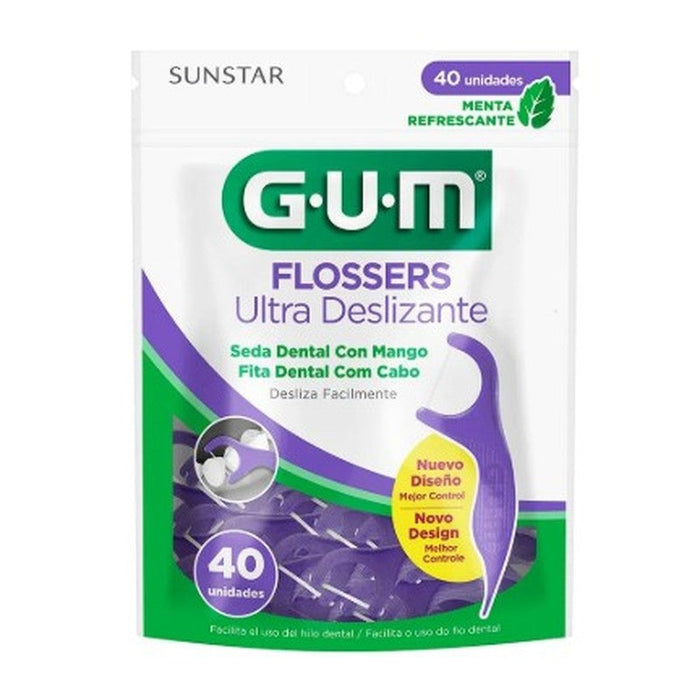 Palillos Gum Con Hilo Ultra Dezlizante Con 40 070942304733