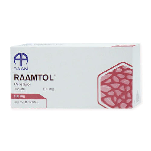 Raamtol (Cilostazol) Tabletas 100Mg Con 30 - 7502227876411