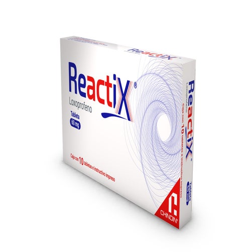 Reactix (Loxoprofeno) Tabletas 60Mg Con 10 7501088505980 costado 4