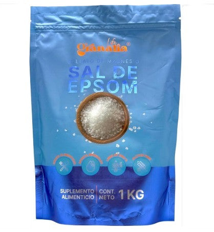 Sales De Epsom (Sulfato De Magnesio)  200Mg Polvo Sabor Natural Bolsa