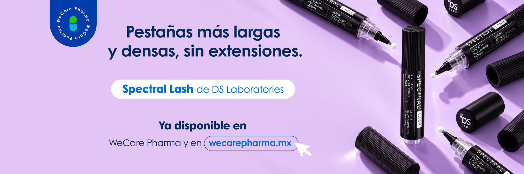 Pestañas más largas y densas, sin extensiones con Spectral Lash de DS Laboratories