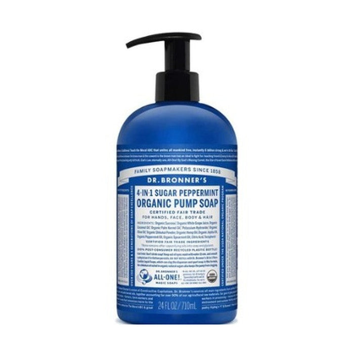 Sugar Soap Menta 710Ml Dr Bronners 018787960028
