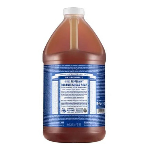 Sugar Soap Menta Galon 1.9L Dr Bronners 018787990025