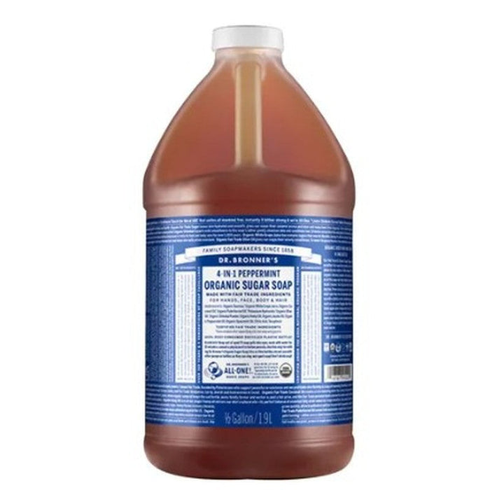 Sugar Soap Menta Galon 1.9L Dr Bronners 018787990025