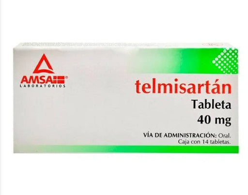 Telmisartan 40Mg Tabletas Con 14 Amsa