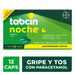 Tabcin Noche (Paracetamol/Dextrometorfano/Fenilefrina) Capsulas Con 12 7501008499702