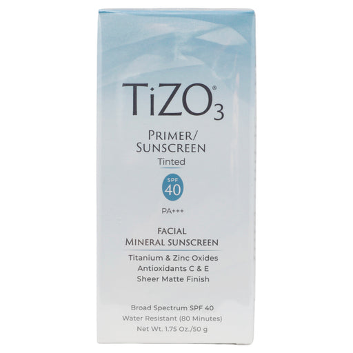 Tizo 3 Primer Sunscreen Facial Mineral Fusion Color Fps40 50G 358892326501 frente
