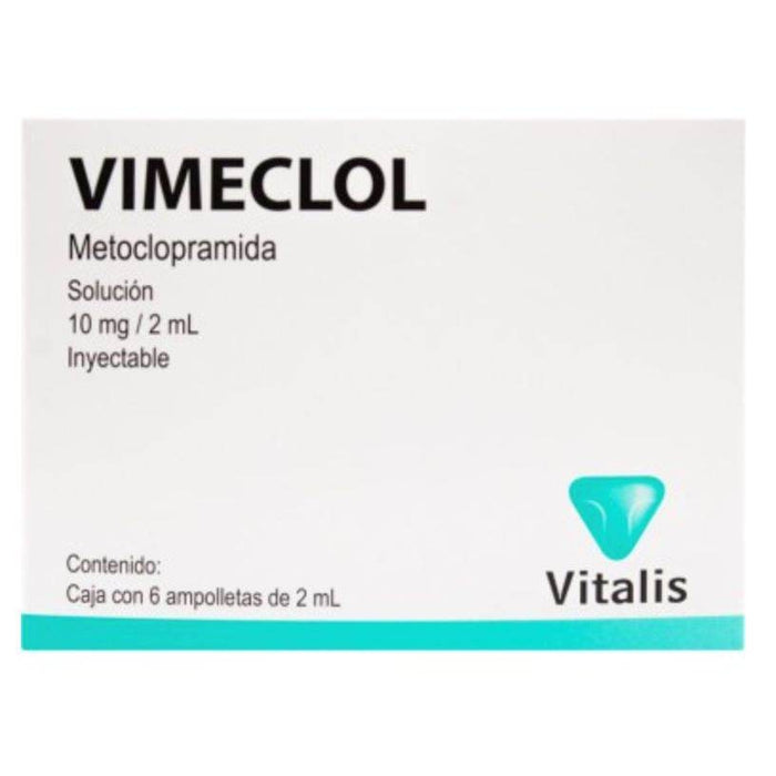 Vimeclol 10Mg/2Ml Con 6 Ampulas (Metoclopramida) - WeCare Pharma