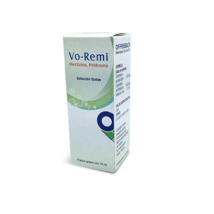 Vo-Remi Solución Gotas 8.33/16Mg Con 1 (Meclizina/Piridoxina) - 502004403458 - WeCare Pharma