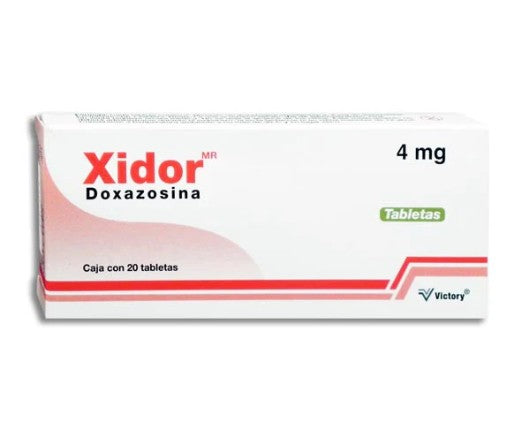 Xidor (Doxazosina) 4Mg Tabletas Con 20