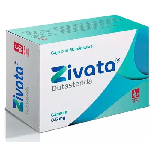 Zivata (Dutasterida) 0.5Mg Capsulas Con 30
