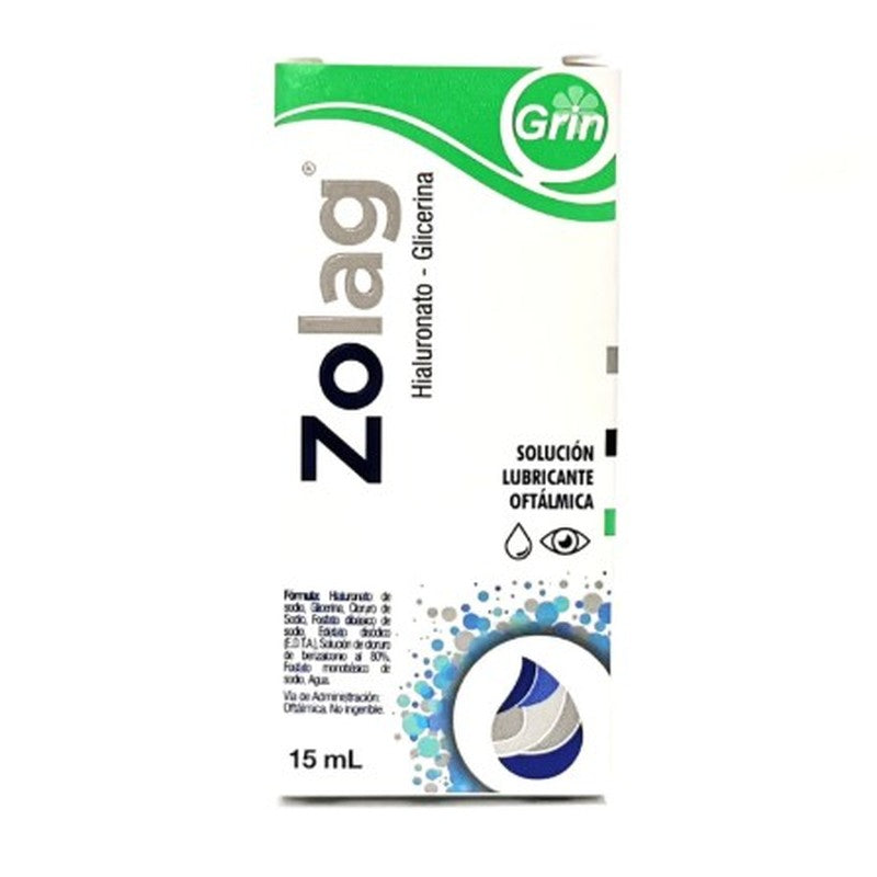 Zolag (Hialuronato/Glicerina) Solución Gotas 15Ml — WeCare Pharma