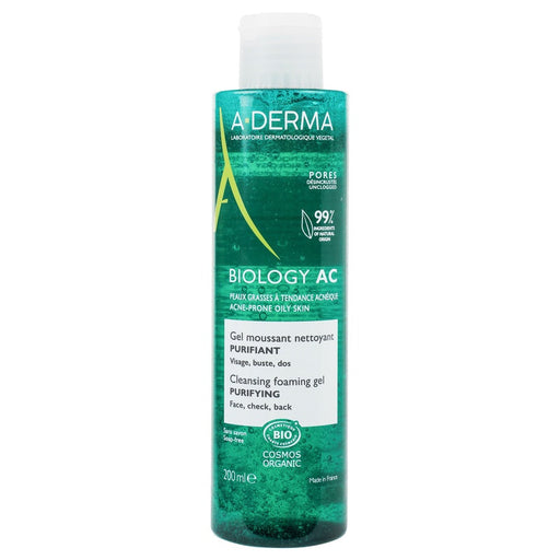 A-Derma Biology Ac Gel Limpiador Purificante 200Ml 3282770152999
