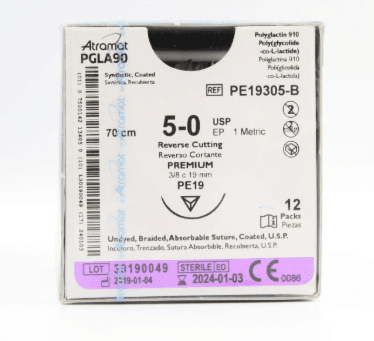 Ac Poliglicolico (Vicryl) 5-0 3/8 19Mm Pe19305-B - WeCare Pharma