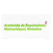 Acetonio De FlucinolonaMetronidazolNistatina Ov C10 7502211788935 5