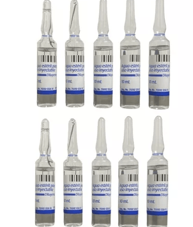 Agua Inyectable Ampolletasolletasolletasolletas 10Ml Con 1 - WeCare Pharma