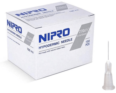 Aguja Hipodérmica 27Gx13Mm Con 1 Pieza Nipro Claro - WeCare Pharma