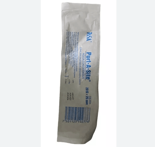 Aguja Port A Site 20Gx25Mm - WeCare Pharma