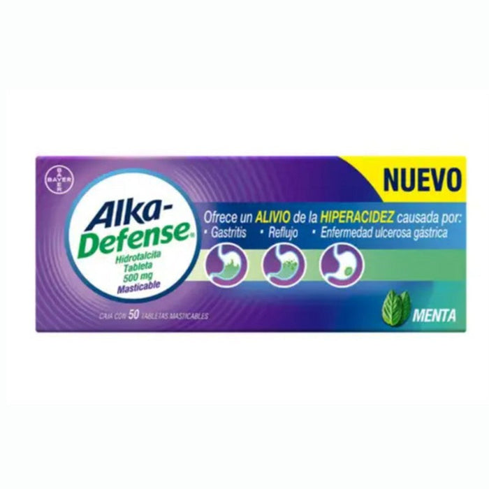 Alka Defense Tab Mast 500Mg Con 50