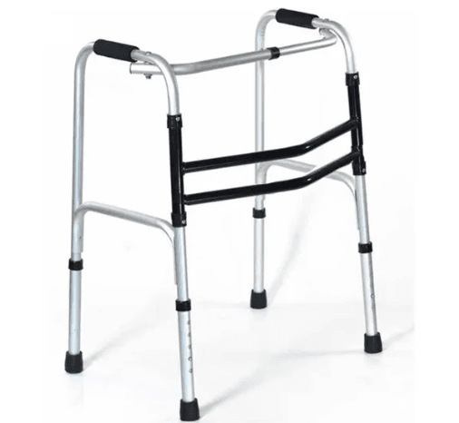 Andadera Fija Plegable Aluminio Ajustable Plata Mobicare - WeCare Pharma