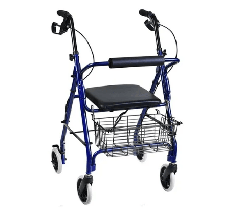 Andadera Rollator Canastilla Azul - WeCare Pharma