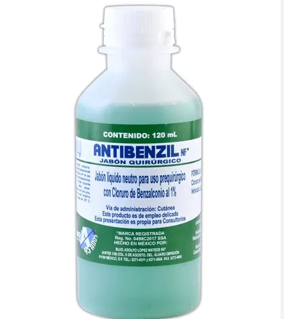 Antibenzil Jabon Quirúrgico 120Ml - WeCare Pharma