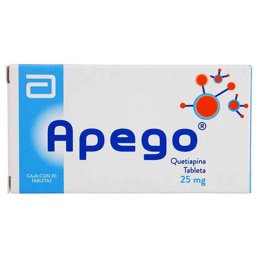 Apego Quetiapina Tableta 25Mg C30 7501033960543