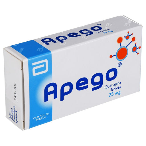 Apego Quetiapina Tableta 25Mg C30 7501033960543 2