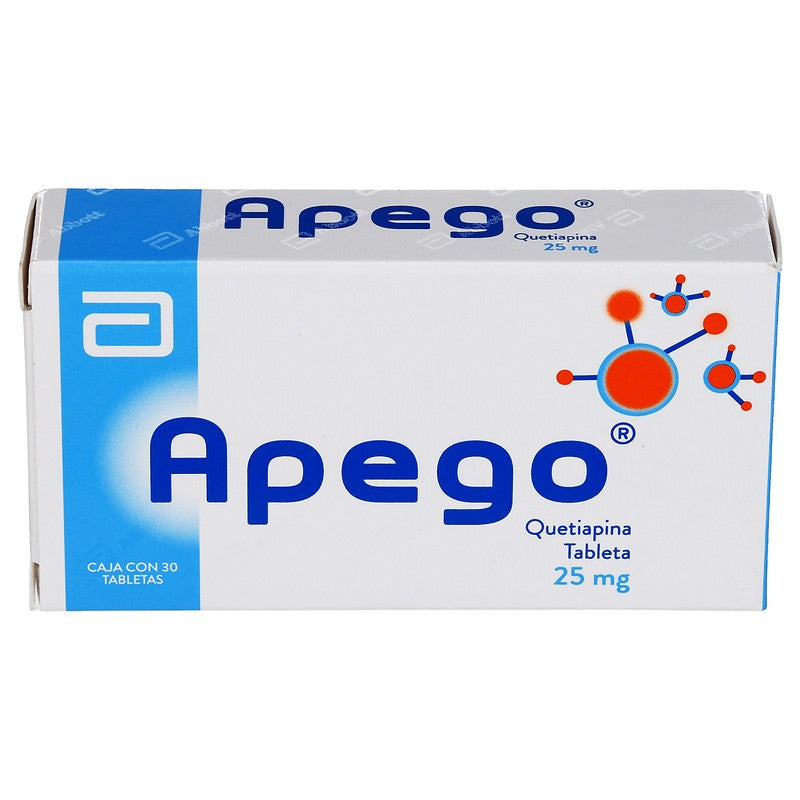 Apego Quetiapina Tableta 25Mg C30 7501033960543 3