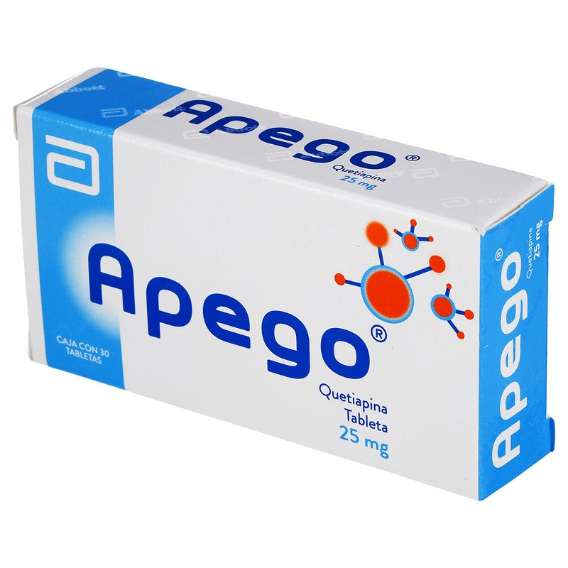 Apego Quetiapina Tableta 25Mg C30 7501033960543 4