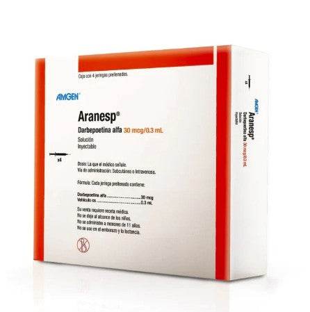 Aranesp (Darbepoetina Alfa) Jeringa 30Mcg/0.3Ml Con 1* - WeCare Pharma