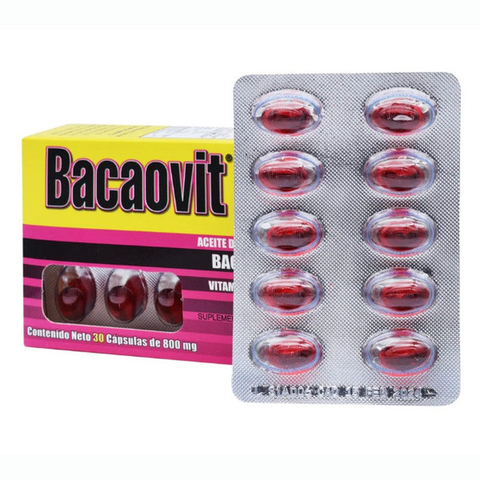 Bacaovit (Bacalao) Capsulas 800Mg Con30