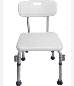 Banco Para Ducha Con Respaldo Brazo Desmontable Super Confort - WeCare Pharma