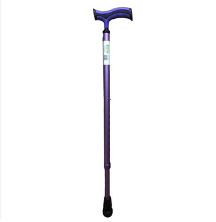 Bastón De Aluminio Con Almohadilla Giratoria Home Care Morado - WeCare Pharma