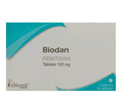 Biodan (Fenitoina Sodica) Tabletas 100Mg Con 50 - WeCare Pharma