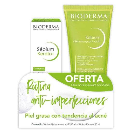 Bioderma Bipack Sébium Gel Moussant Actif + Kerato - WeCare Pharma