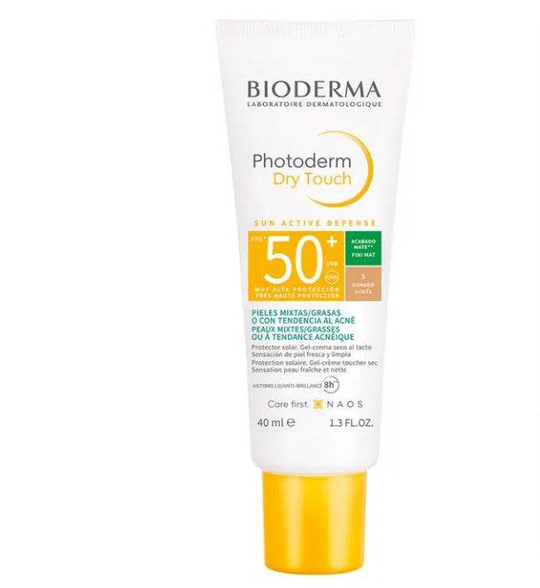 Bioderma Photoderm Dry Tocuh Fps50 Acabado Matte Dorado 40Ml - WeCare Pharma