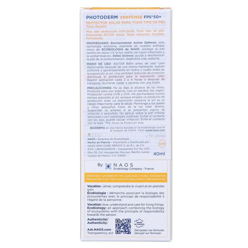Bioderma Photoderm Xdefense Neutro Fp50 400 Mililitros 3701129813614 7