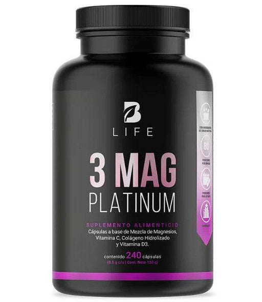 Blife 3Magnesios Platinum (Citrato/L-Treonato/Glicinato) Capsulas 240 - WeCare Pharma