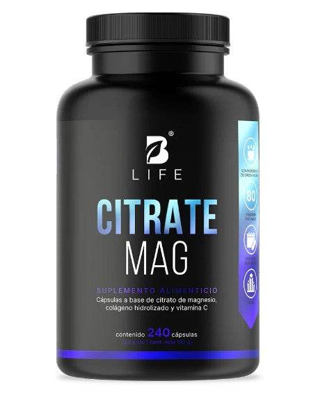Blife Citrato De Magnesio Capsulas 400Mg Con 240 - WeCare Pharma