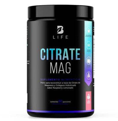 Blife Citrato De Magnesio Polvo 500Mg 60Porciones - WeCare Pharma