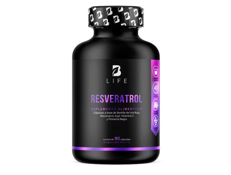 Blife Resveratrol with 90 Capsules